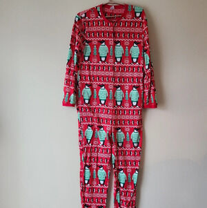 December 25 th. pajama men's sz.M penguins print